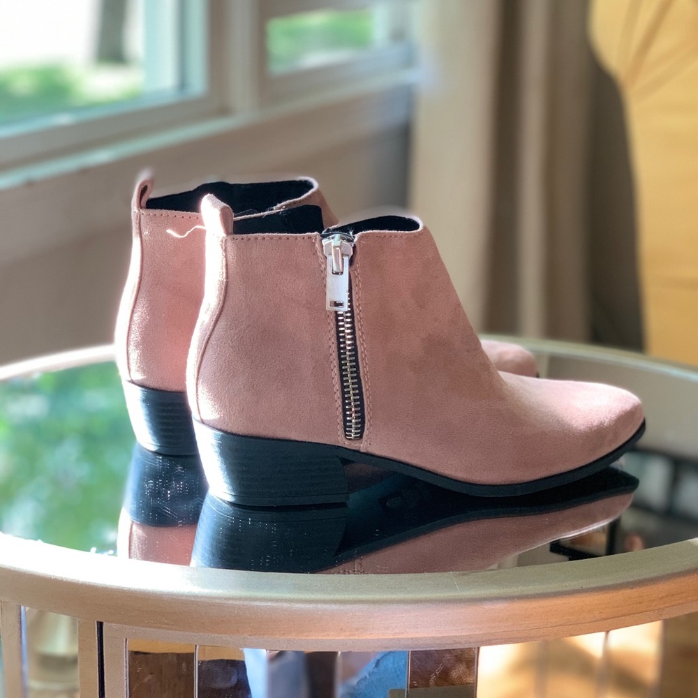 Dusty Pink Booties